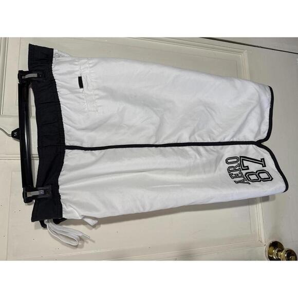 🍁Aeropostale white and black swim trunks board shorts size XL🍁 - Picture 6 of 7